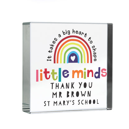 Personalised Shape Little Minds Crystal Token