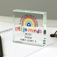 Personalised Shape Little Minds Crystal Token