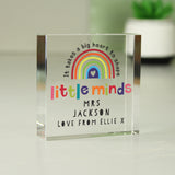 Personalised Shape Little Minds Crystal Token