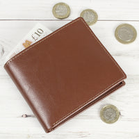 Personalised Free Text Leather Wallet (more options)