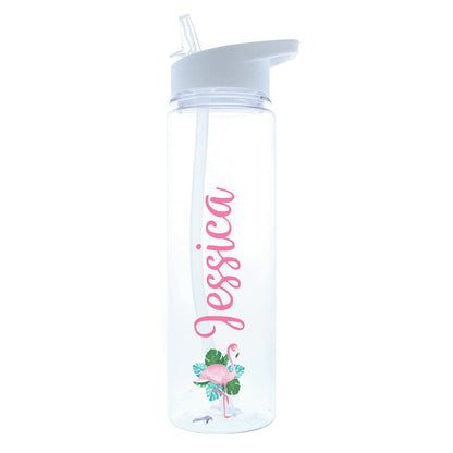 Personalised Flamingo Island Water Bottle