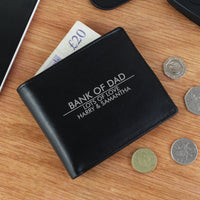 Personalised Classic Leather Wallet (more options)