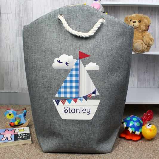 Personalised Sailboat Storage Bag