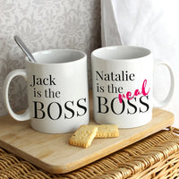 Personalised "The Boss" Mugs
