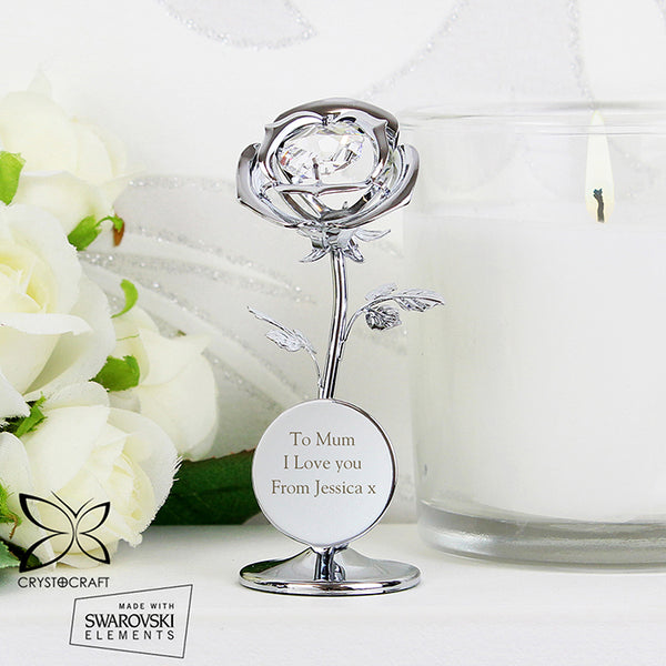 Personalised Crystocraft Rose