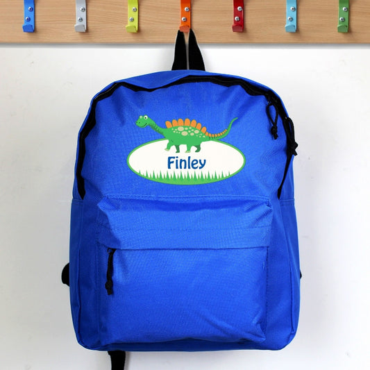 Personalised Dinosaur Backpack