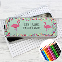 Personalised Pencil Tin With Pencils (more options)