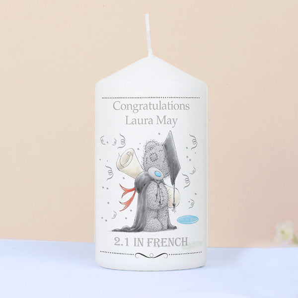 Personalised Me to You Graduation Candle