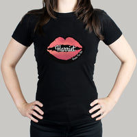 Personalised Rose Gold Lips Hen Party T-Shirt