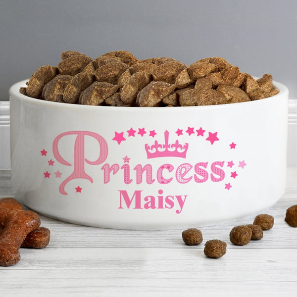 Personalised "Princess" Pet Bowl